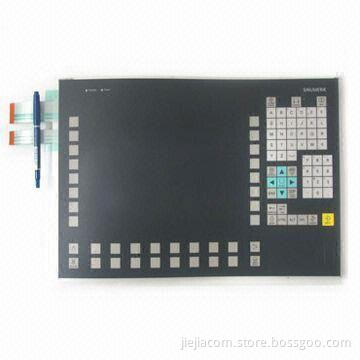 CNC Membrane Switch with Two PET Flexible Cables and Connectors, Complex Circuit for Siemens